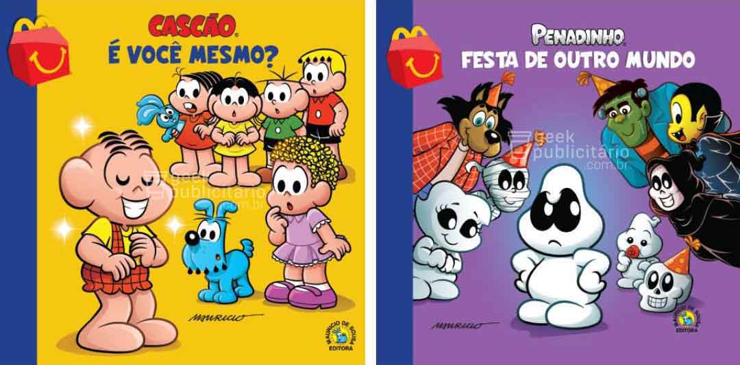 cascao-penadinho-novos-livros-turma-da-monica-mclanche-feliz-mcdonalds-2019-imagens-divulgacao