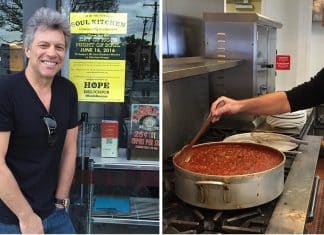 Jon Bom Jovi se dedica a criar restaurantes comunitários para alimentar moradores de rua gratuitamente.