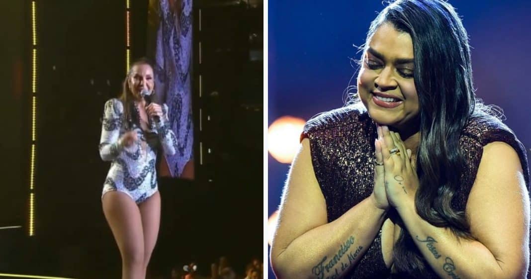 Preta Gil se emociona com homenagem de Ivete Sangalo durante show da virada na Globo